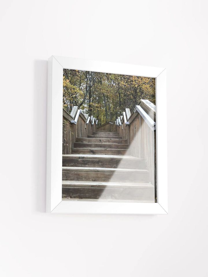 Wooden Stair Bridge High Quality Matte Poster product image (2)