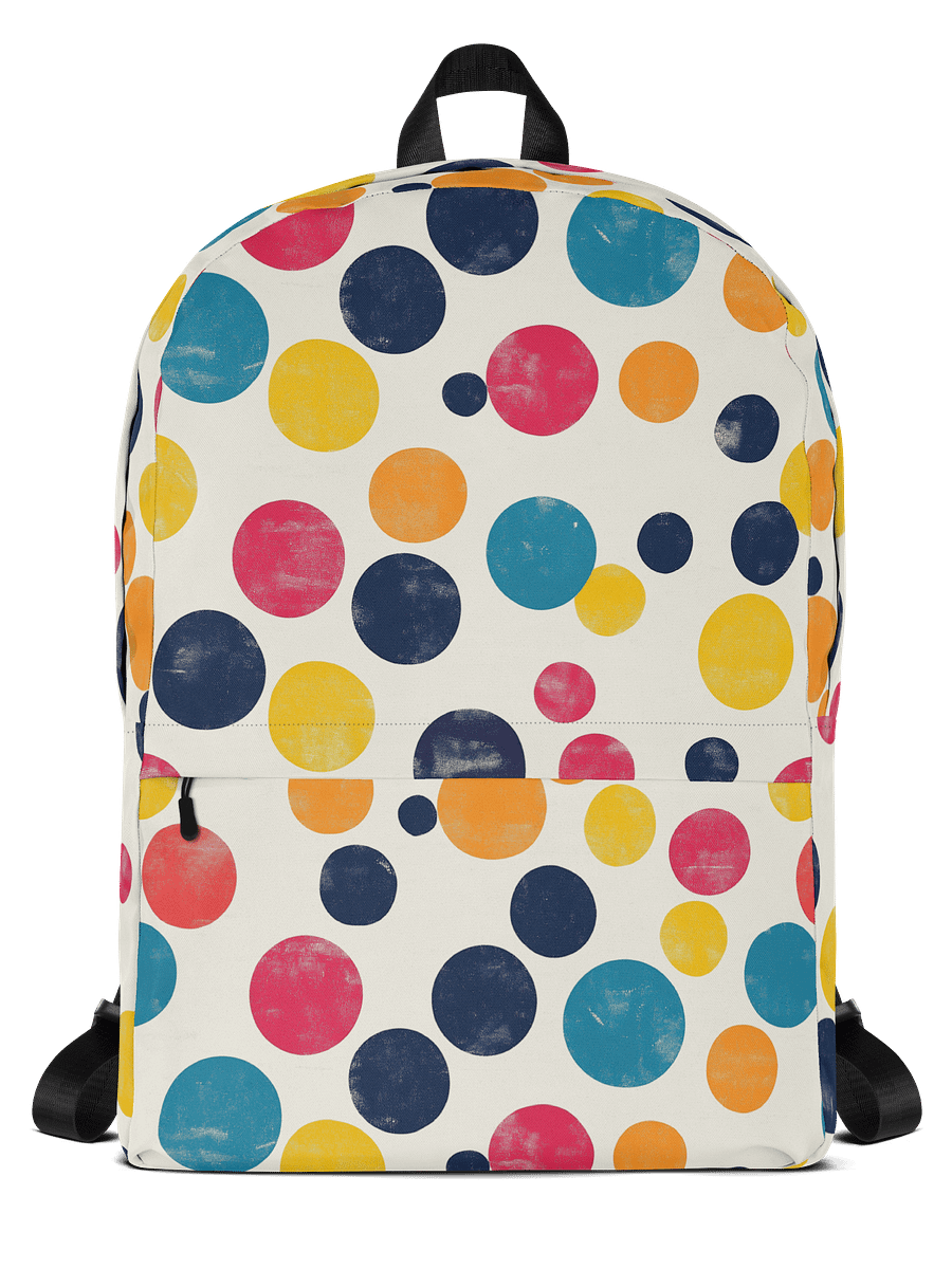 Polka Dot Illusion Vintage Retro Backpack product image (5)