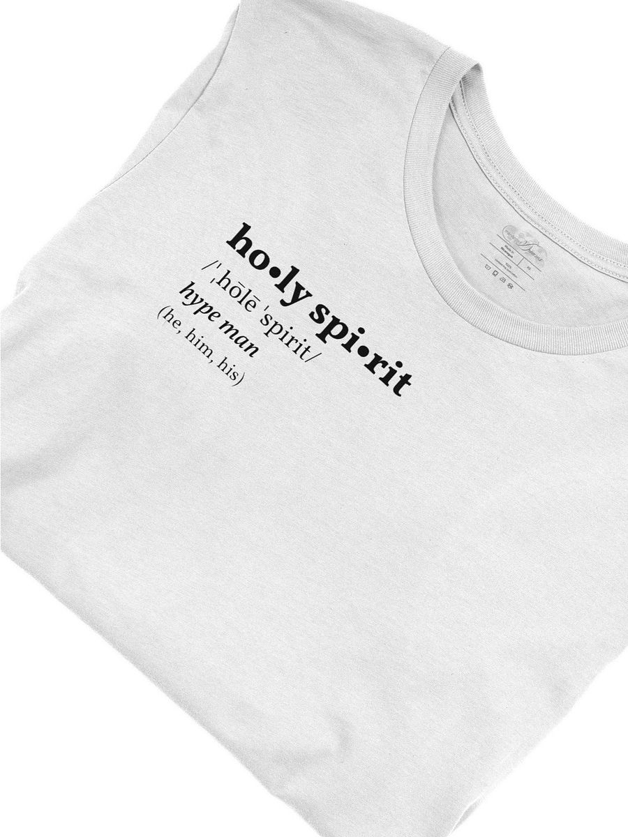 Holy Spirit (he,him,his) White T-Shirt product image (3)