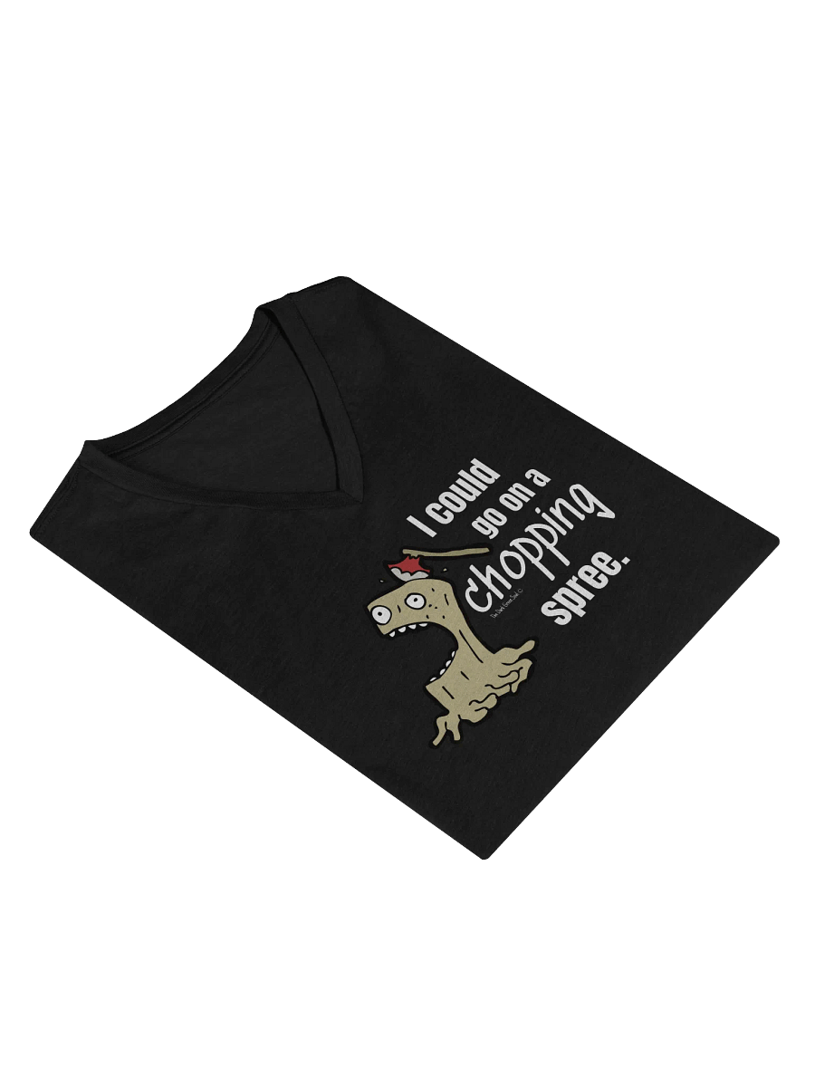 Chopping Spree White - Women's V-Neck Tee product image (8)