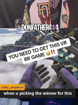 THIS VR BR GAME IS NEXT LEVEL! ‼️🔥 #vr #gaming #battleroyale #contractorsshowdown #breachers 