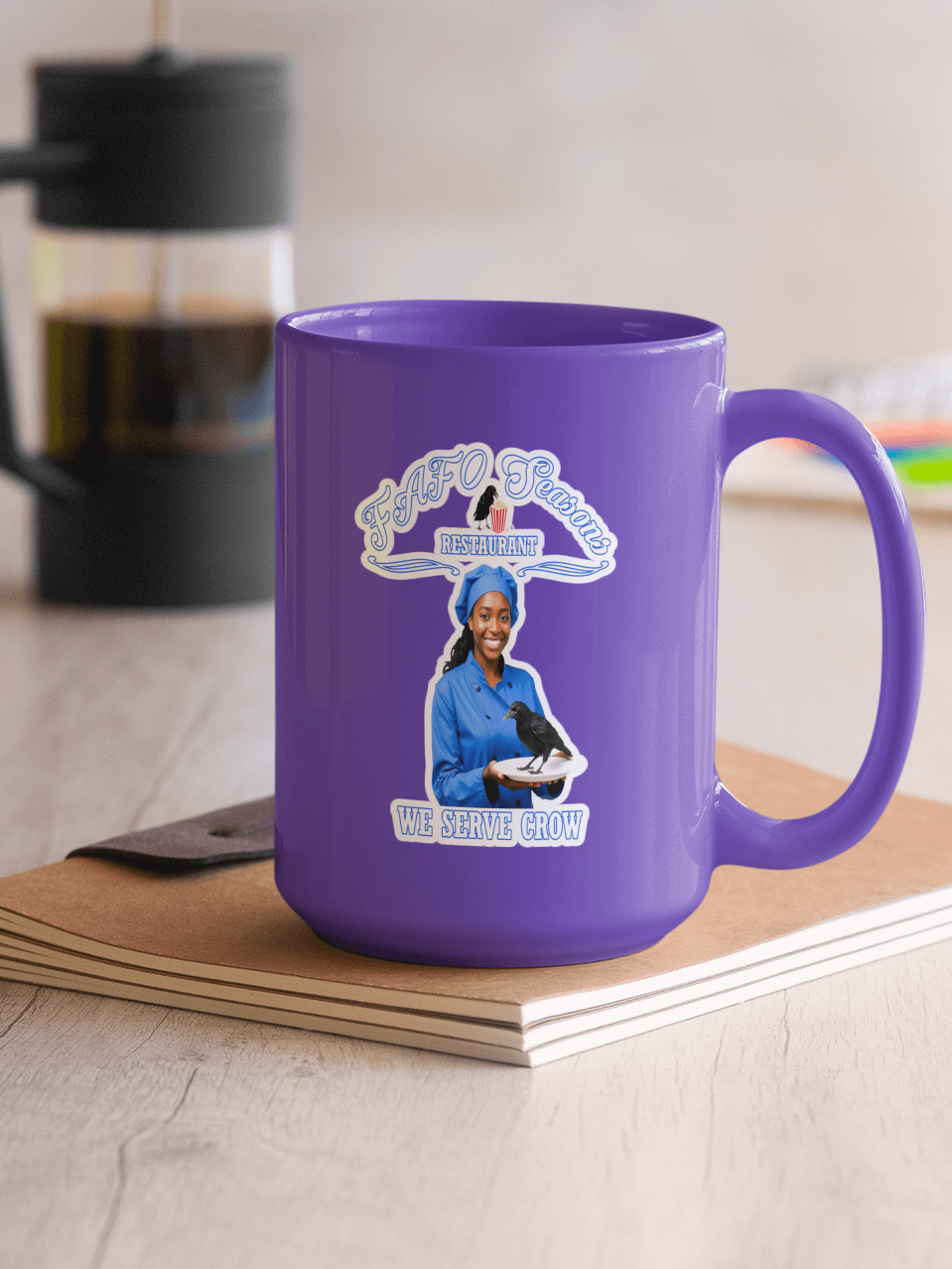 FAFO Seasons Restaurant - We Serve Crow by 92 Percent - Sticker product image (3)