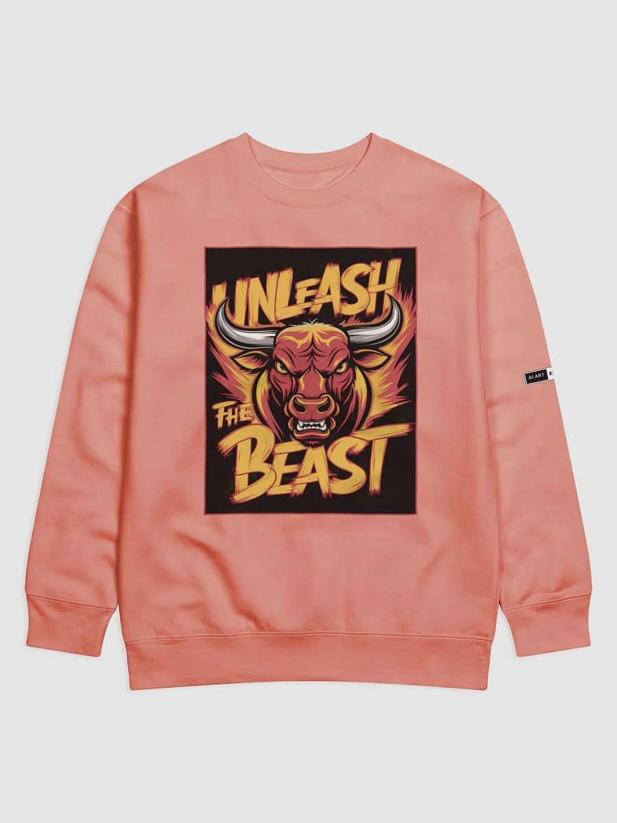 "UNLEASH THE BEAST" premium cotton sweatshirt product image (1)