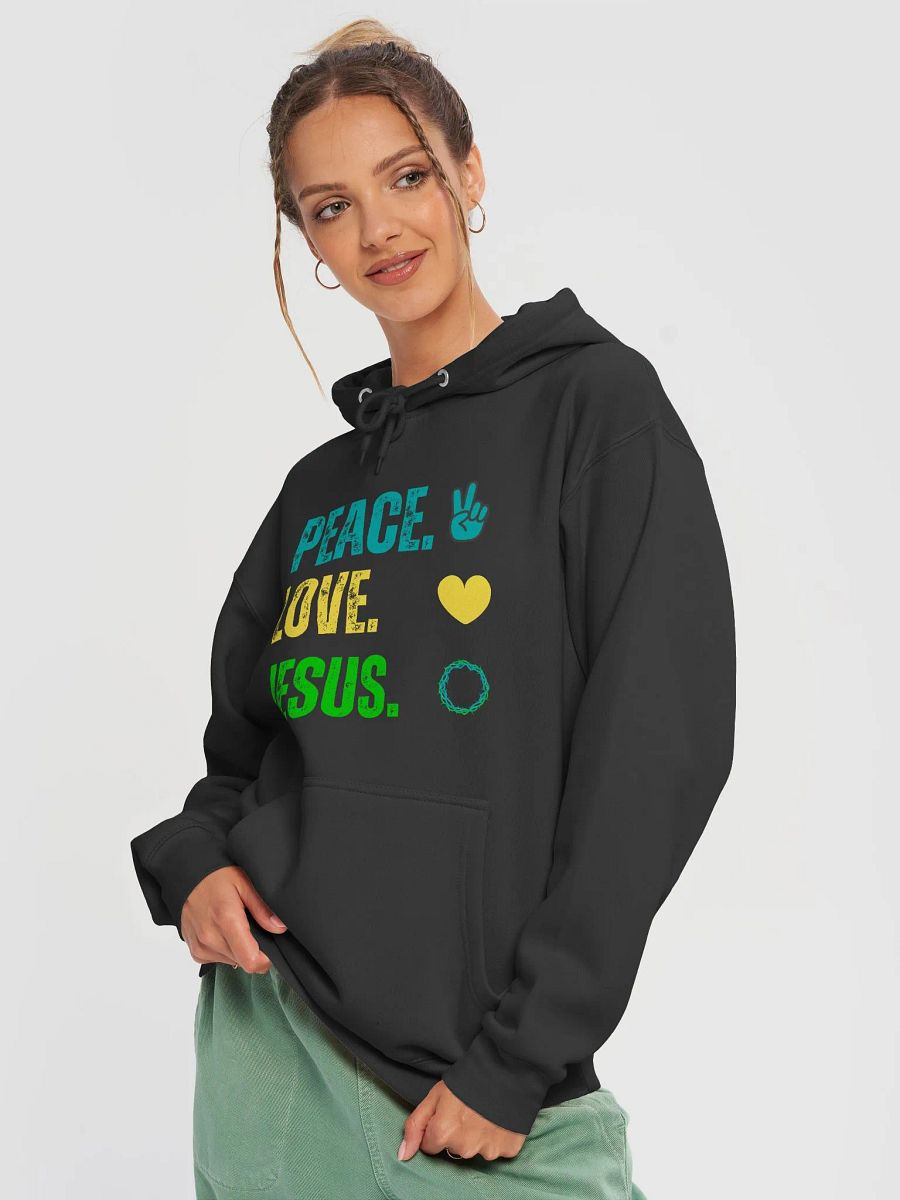 Peace, Love, Jesus Premium Hoodie product image (9)