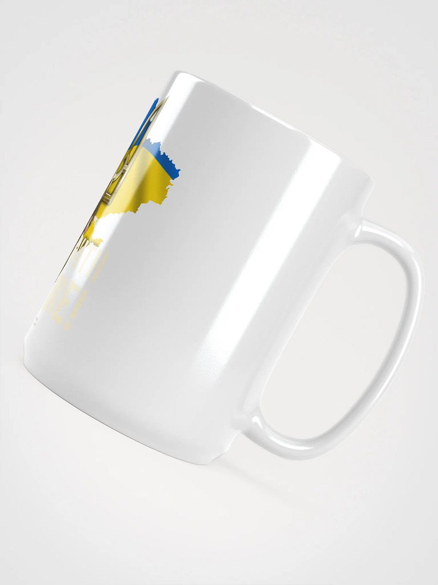 Stand with Ukraine White Glossy Coffee Mug product image (4)