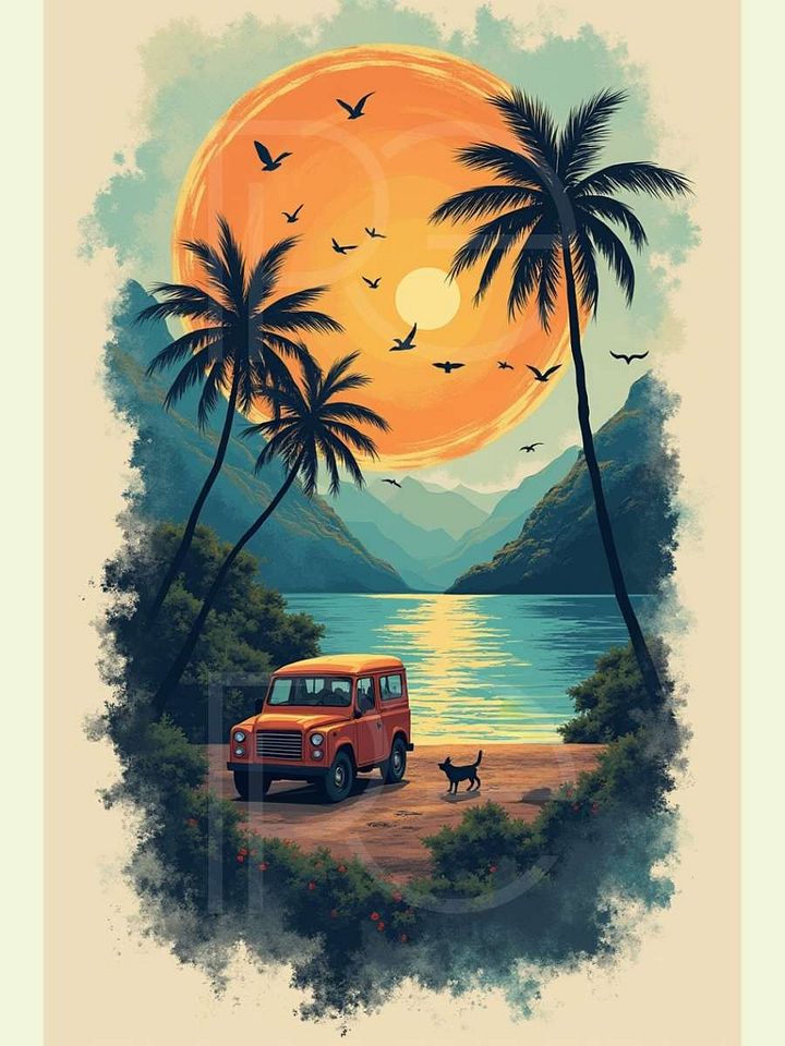 Sunlit Adventure Awaits - 12x18 product image (1)