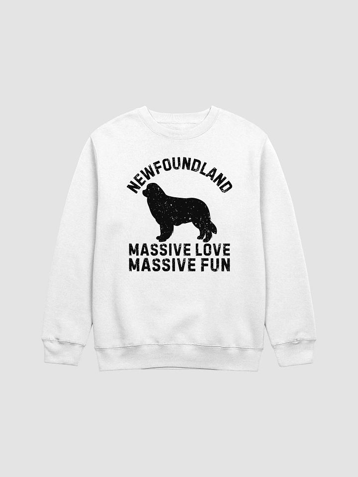 Newfoundland Dog Silhouette Sweatshirt – Classic Style product image (4)