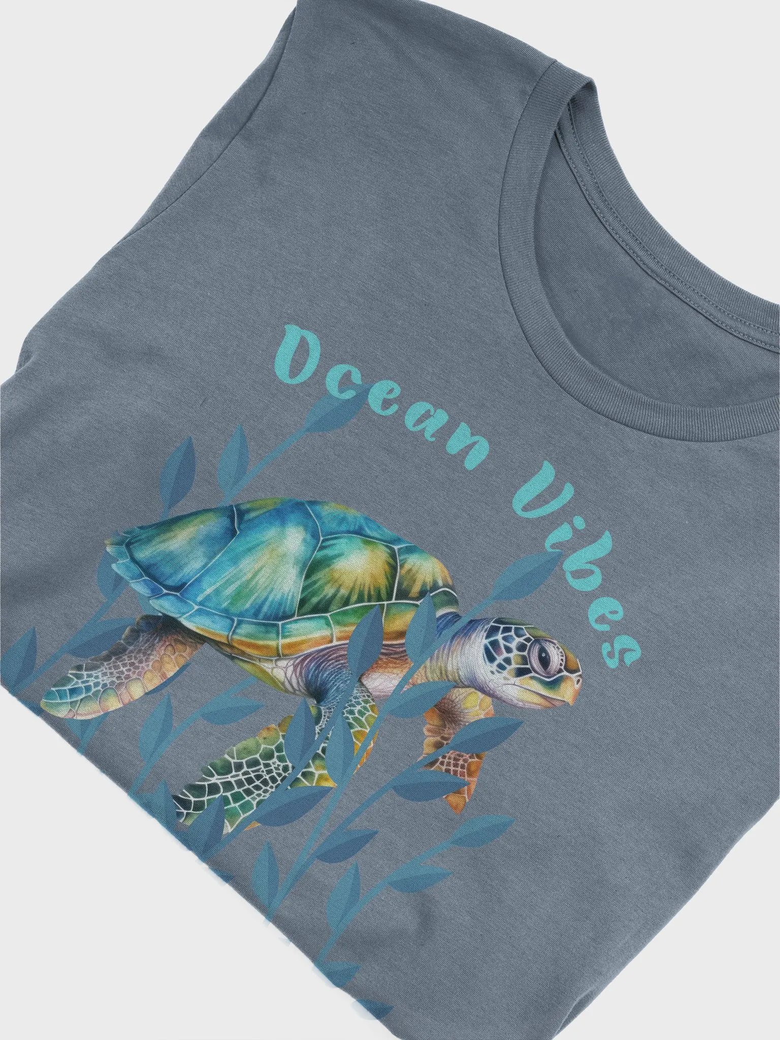 Vibrant Sea Turtle Ocean Vibes T-Shirt product image (4)
