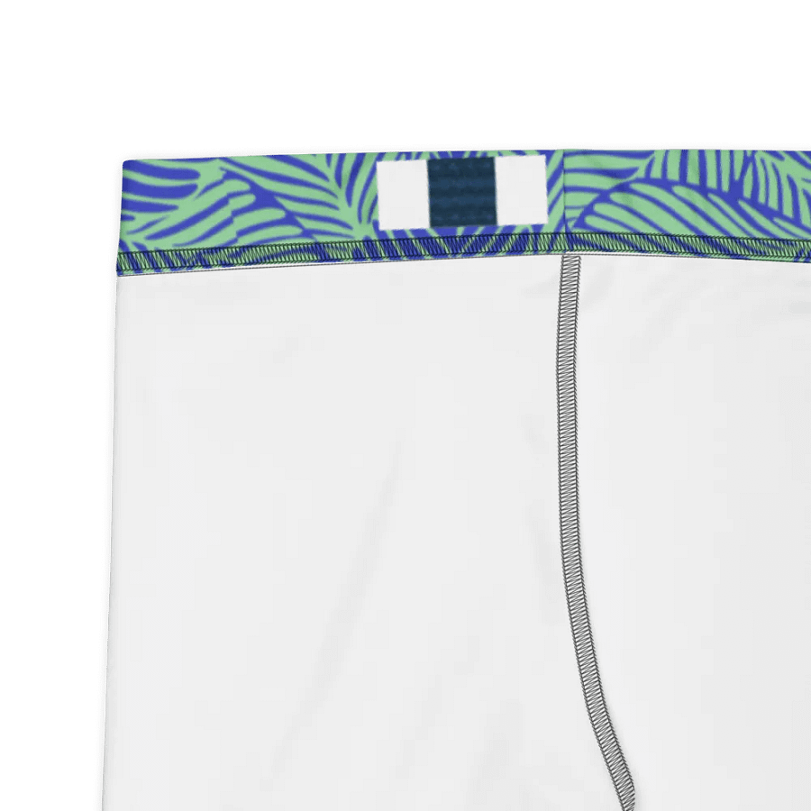 Leggings in light green and blue leafy designs for those who like natures inpired product image (9)