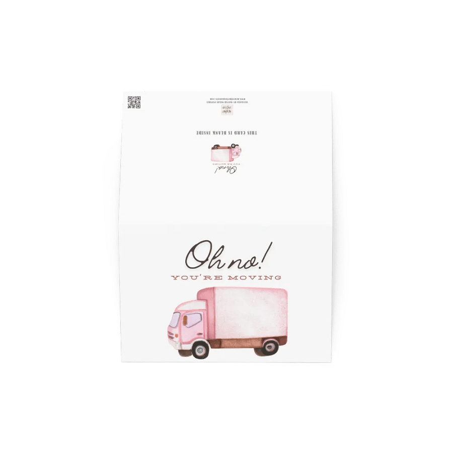 Oh no! You're Moving Card product image (3)