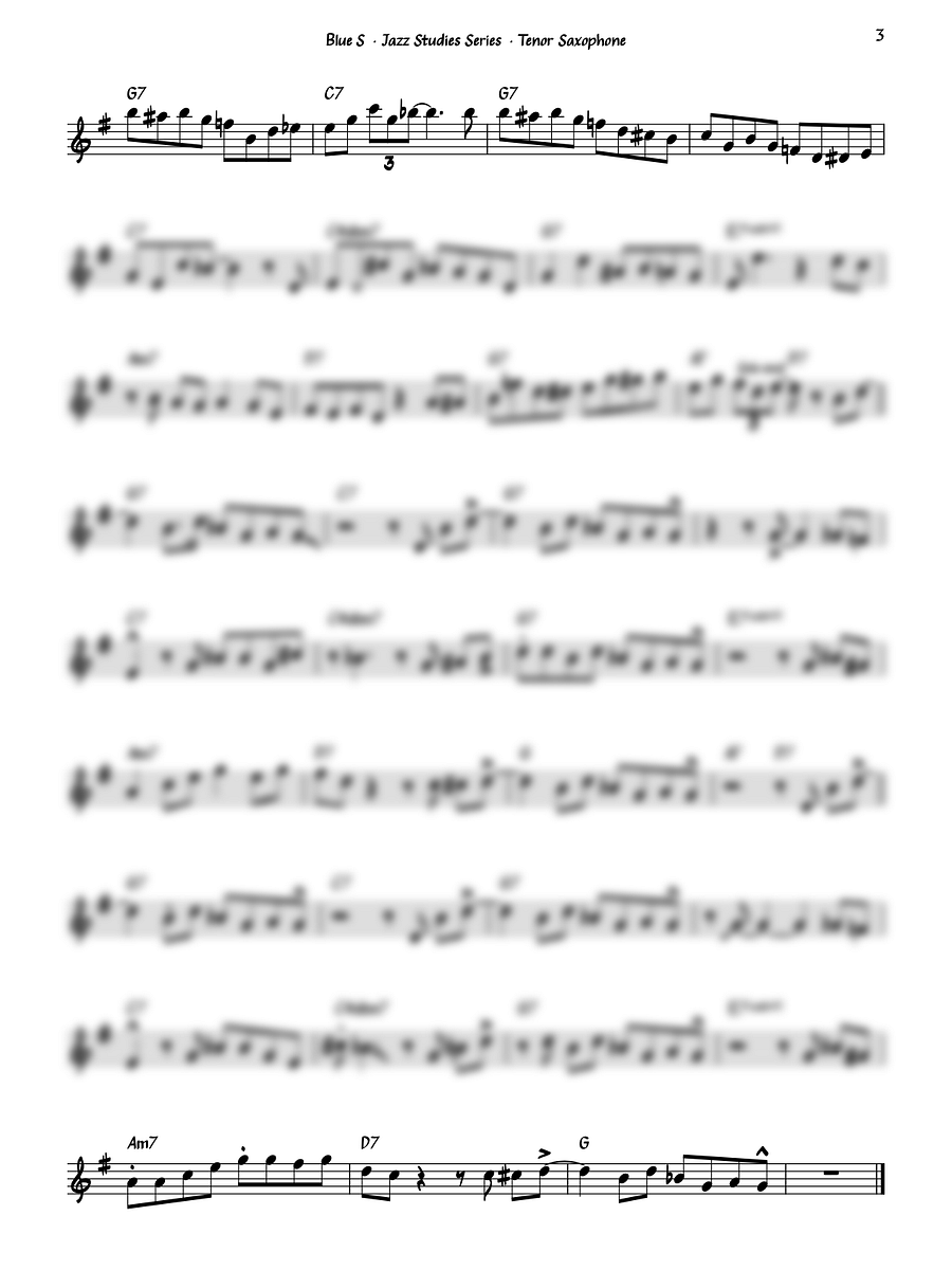 Blue S - Tenor Saxophone product image (3)
