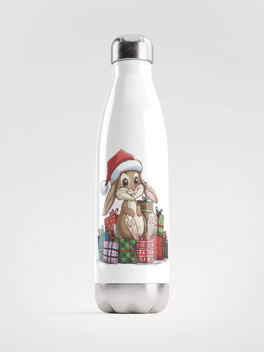 Santa Bunny Stainless Steel Water Bottle product image (1)