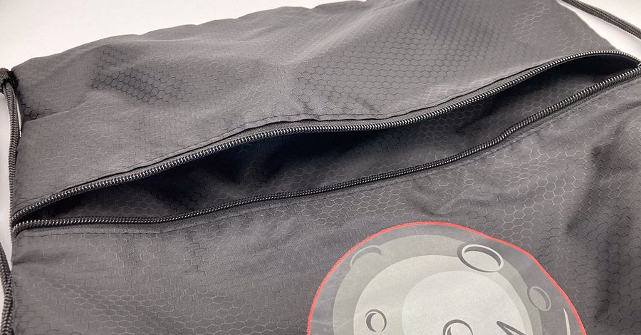 Black TDL Spider Drawstring Backpack product image (4)