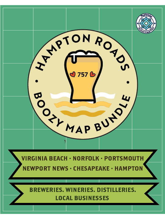Hampton Roads Brewery Map Bundle - Digital Download product image (1)