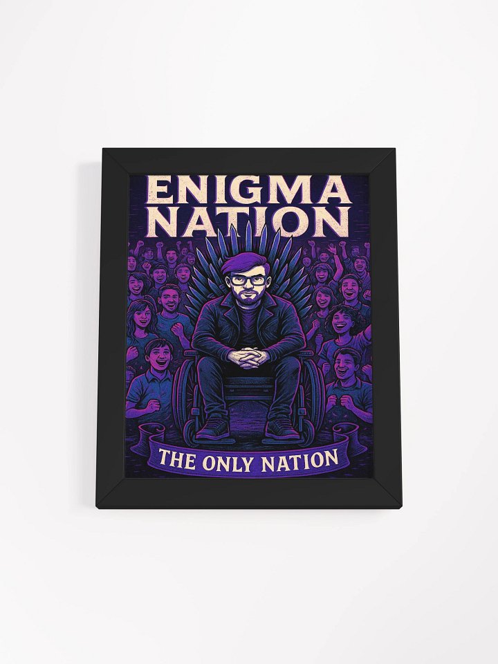 Enigma Nation Framed Poster product image (2)