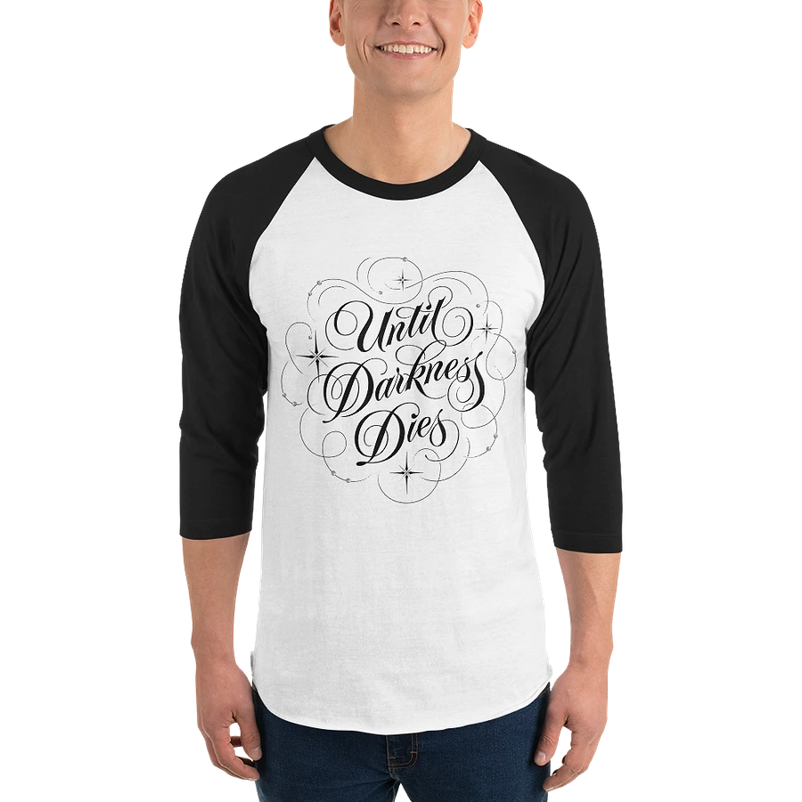 Until Darkness Dies (swirls design) Fine Jersey Raglan Tee product image (33)