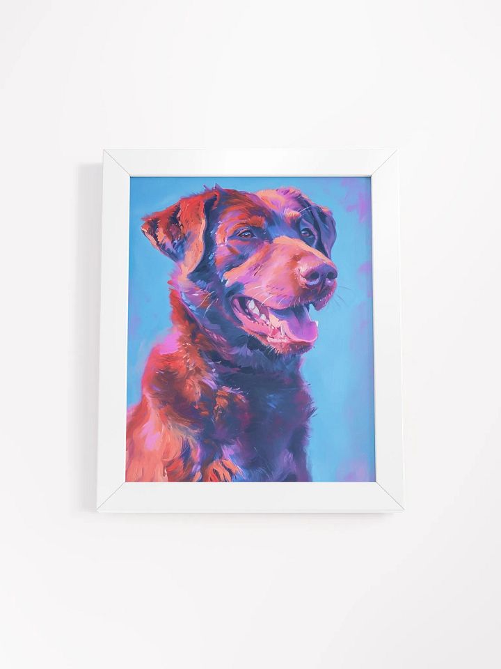 Joyful Pup Framed Art Print product image (1)