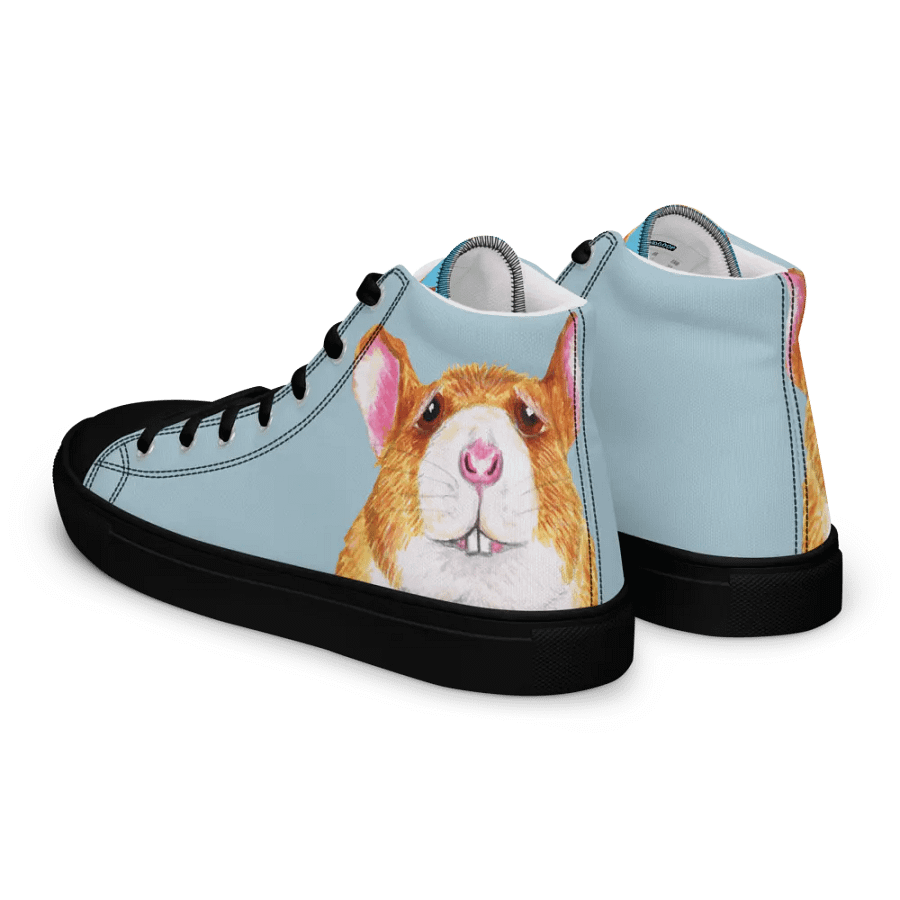 Worried rat High Top Canvas Shoes (womens) product image (5)