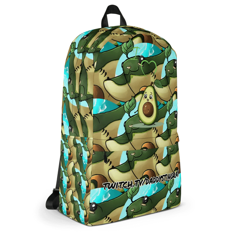 Avocado Adventure All-Over Backpack product image (5)