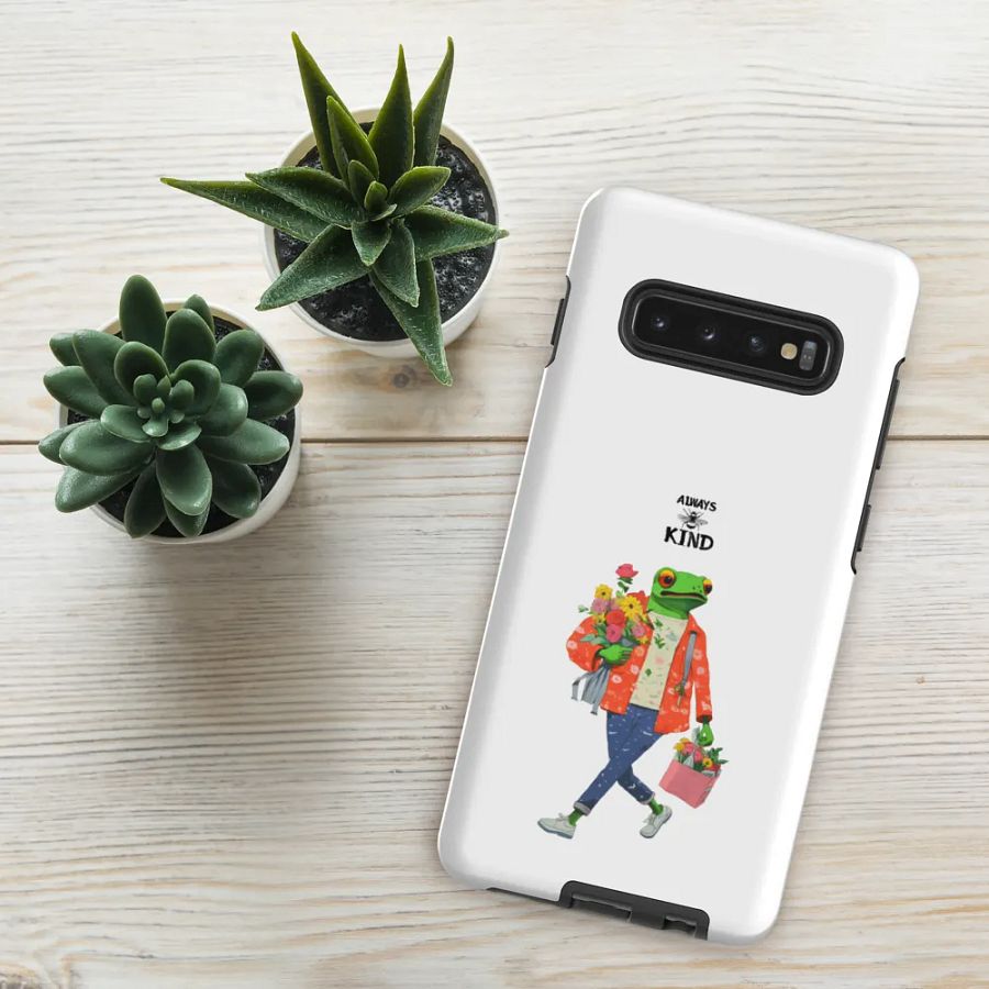 'Always Bee Kind' Stylish Frog Samsung Tough Case product image (4)