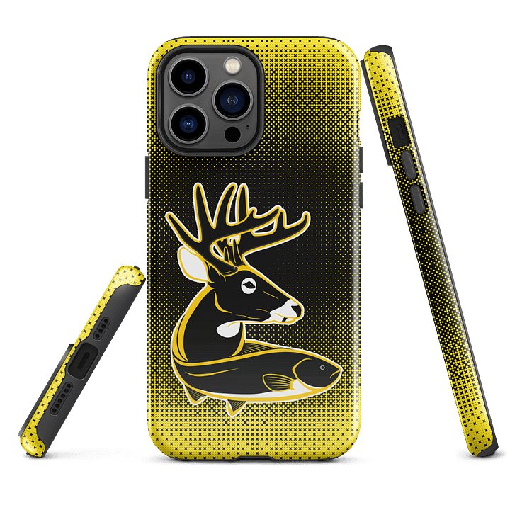 Black & Yellow iPhone Case product image (5)