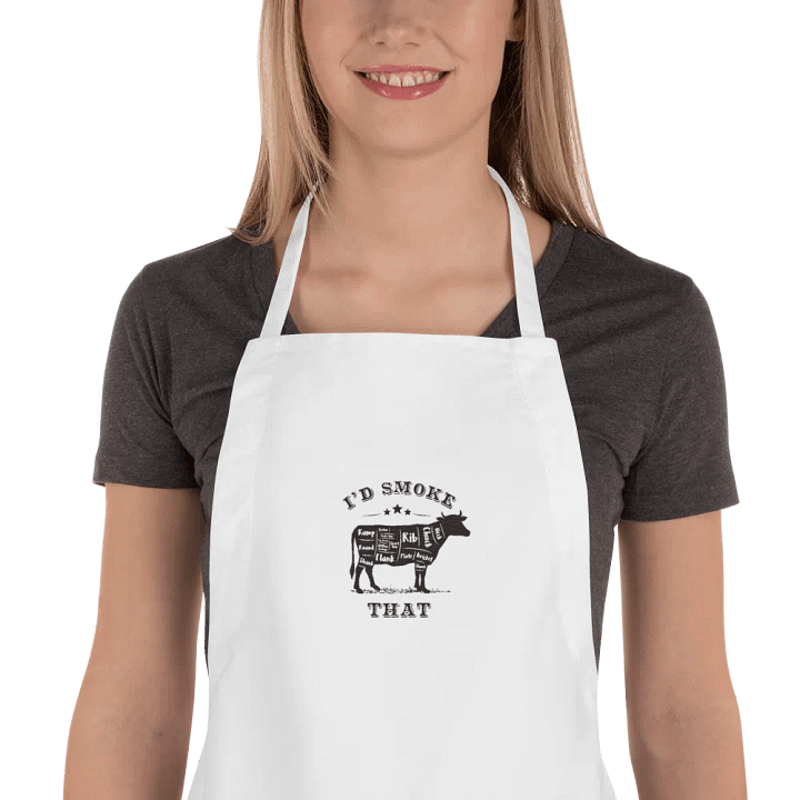 I'd Smoke That Apron Embroidered product image (1)