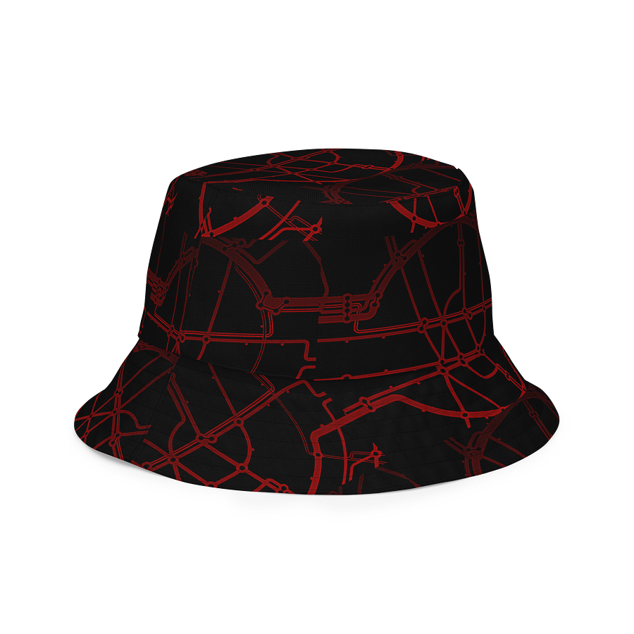 The Brisk Selection Bucket Hat Neon Red Logo product image (5)