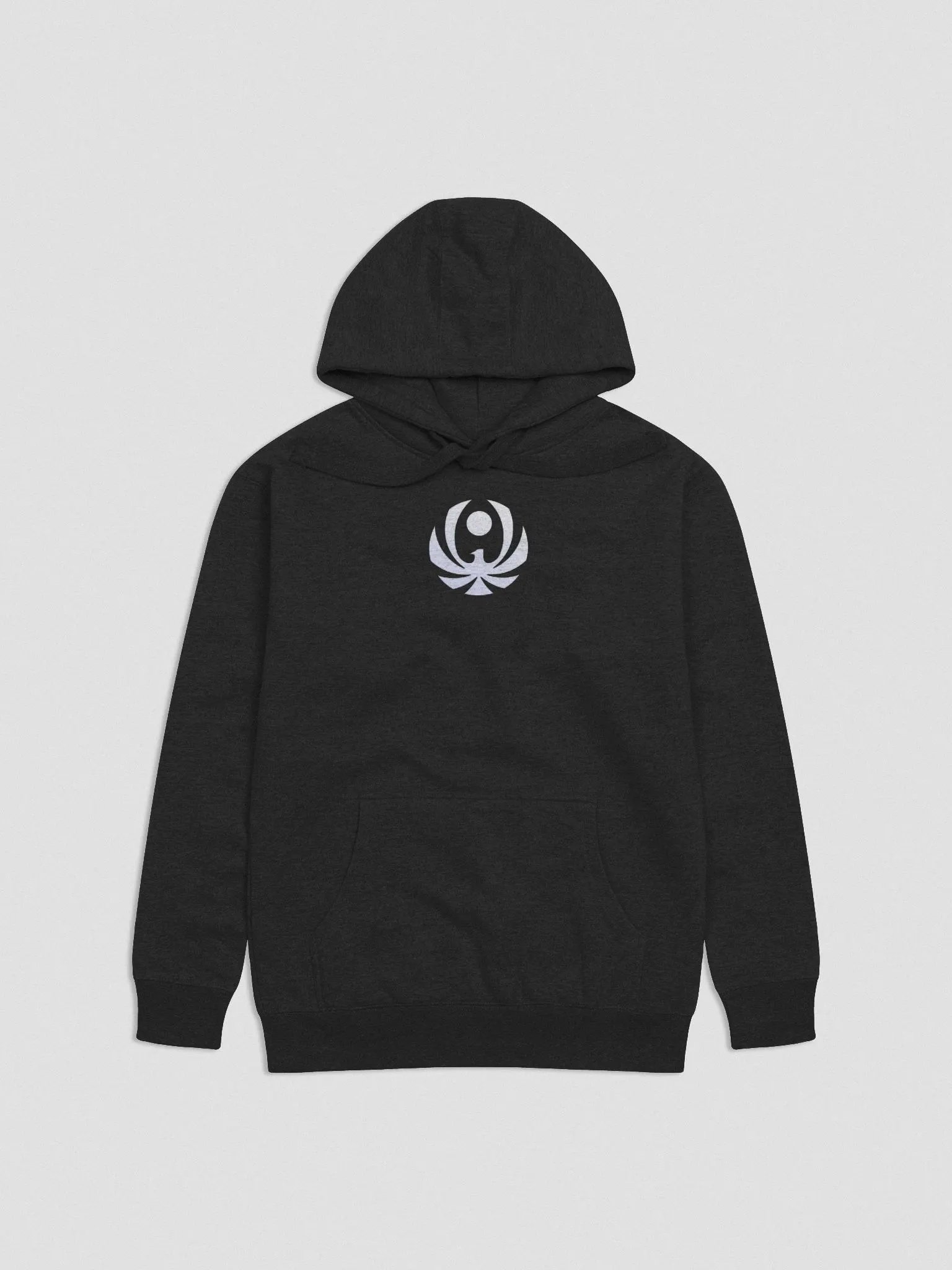 CroweGamingg Cotton Heritage Unisex Premium Hoodie - White logo Front Middle product image (5)