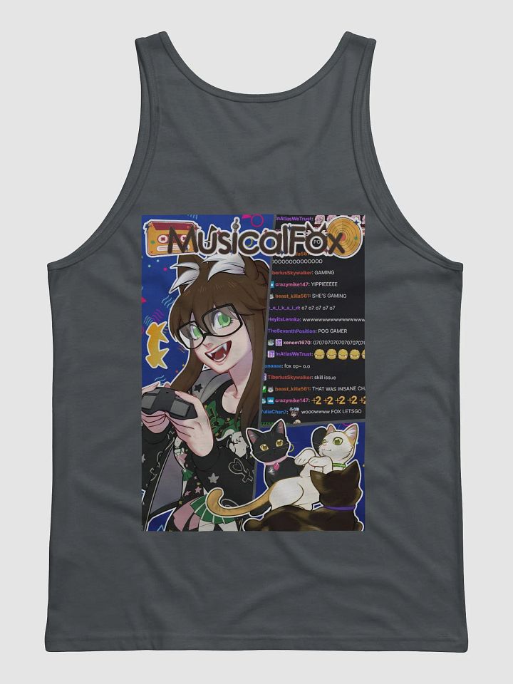 4 Year Streamversary Tank (Design on the back) product image (2)