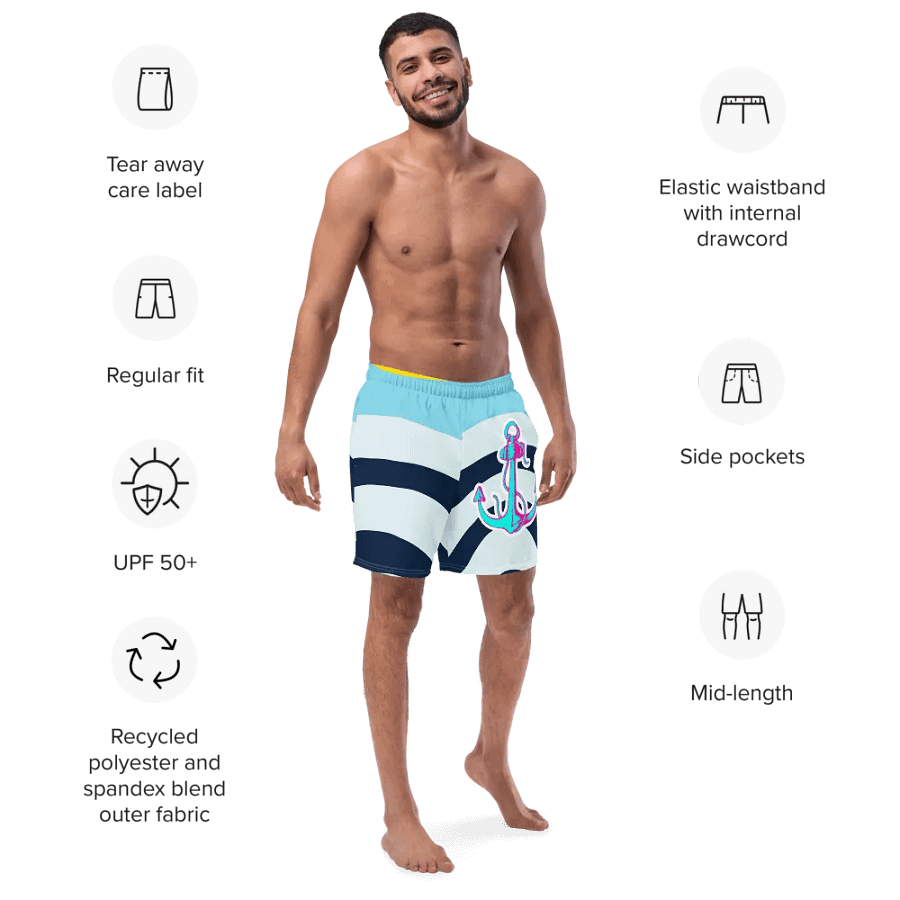 Anchors Away Swim Trunks product image (9)
