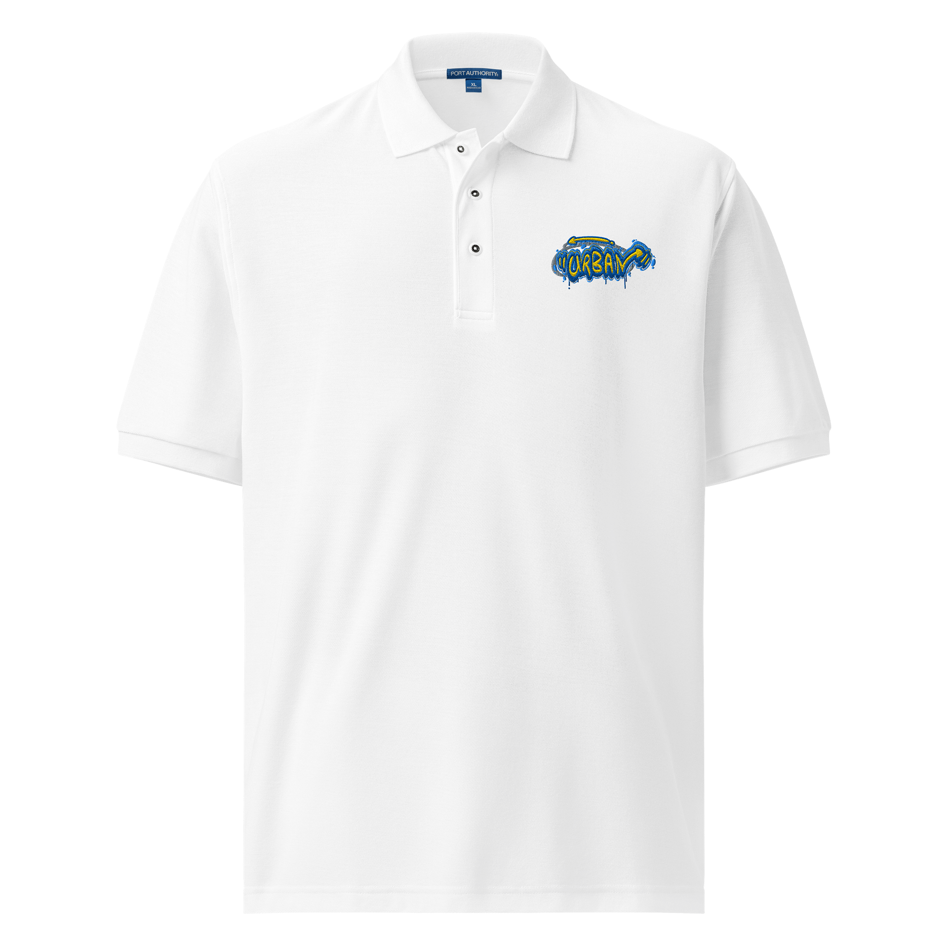 Urban Graffiti Fusion Polo Shirt product image (1)