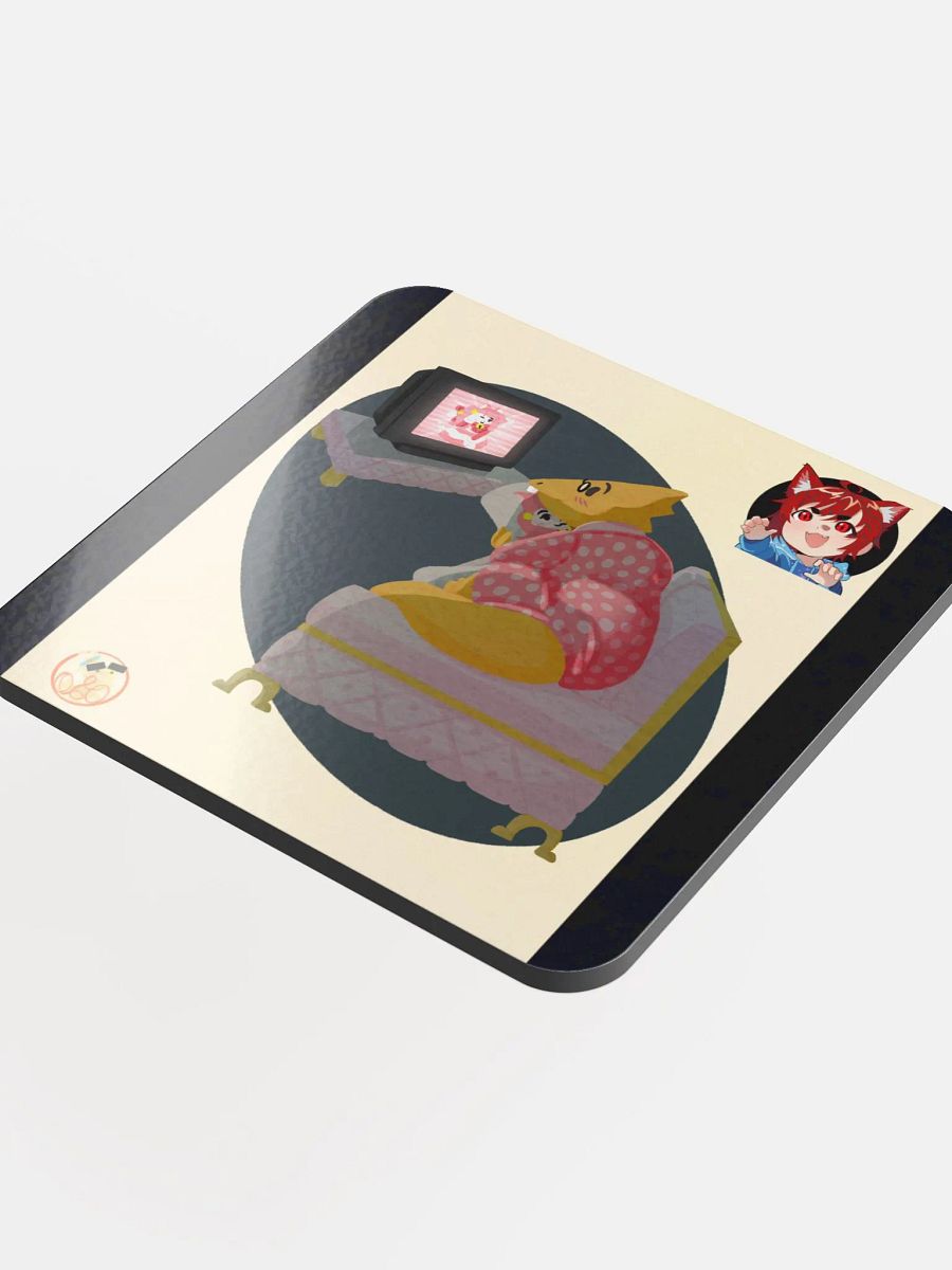 Relaxing Alphys - Coaster product image (4)