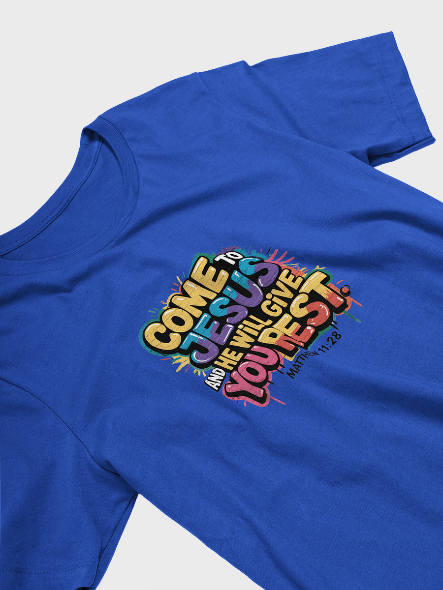 Matthew 11:28 tee unisex product image (14)