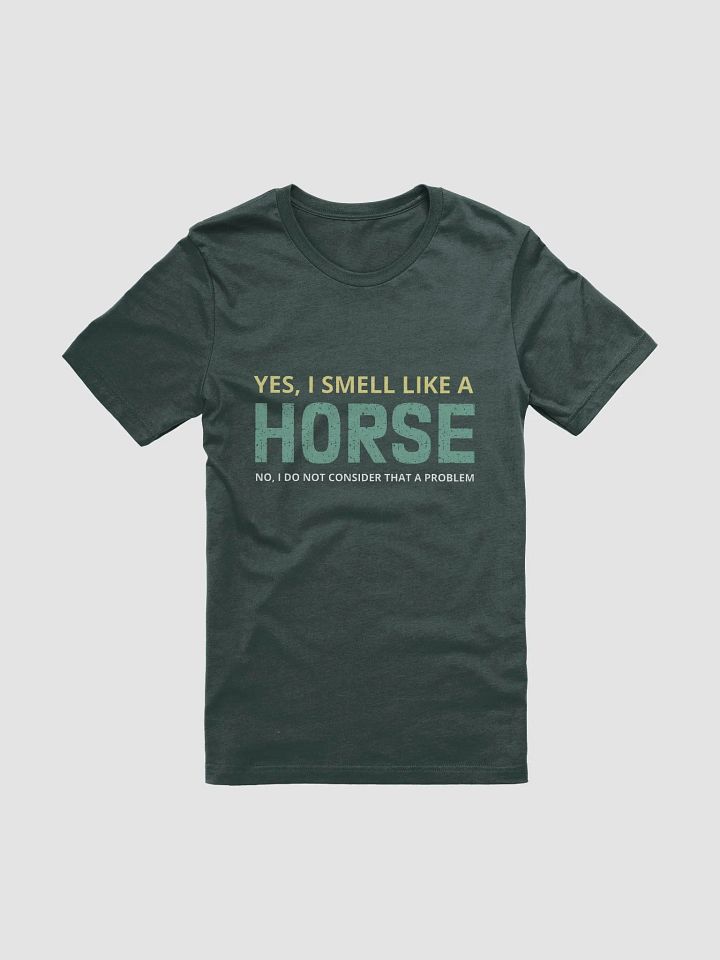 "I smell like a horse-single color" t-shirt product image (1)