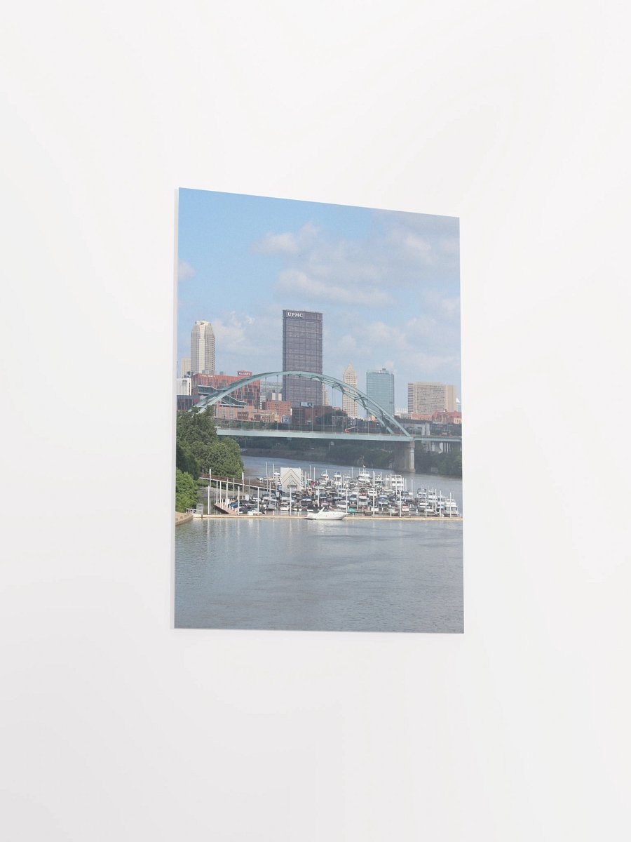 Pittsburgh - Downtown & Birmingham Bridge - print/poster product image (3)