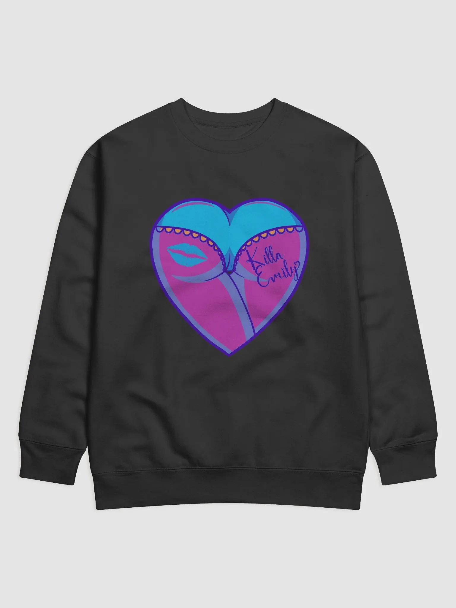 COLORFUL HEART BUTT SWEATSHIRT product image (1)