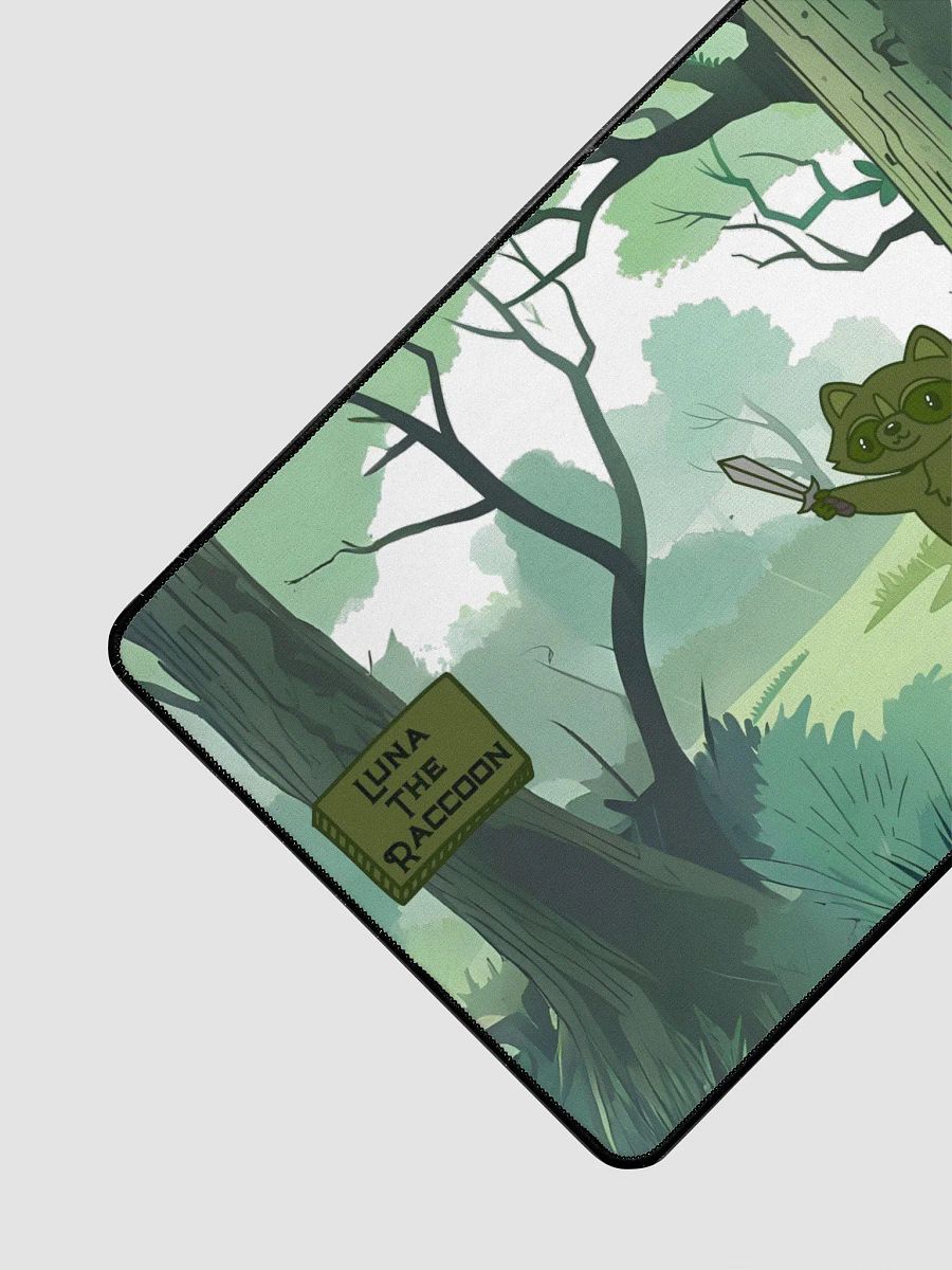 Luna the Raccoon Desk Mat product image (3)