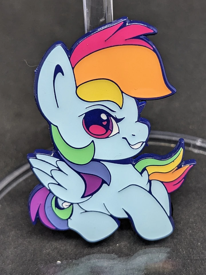 Rainbow Dash | Dyed Enamel Pin product image (1)