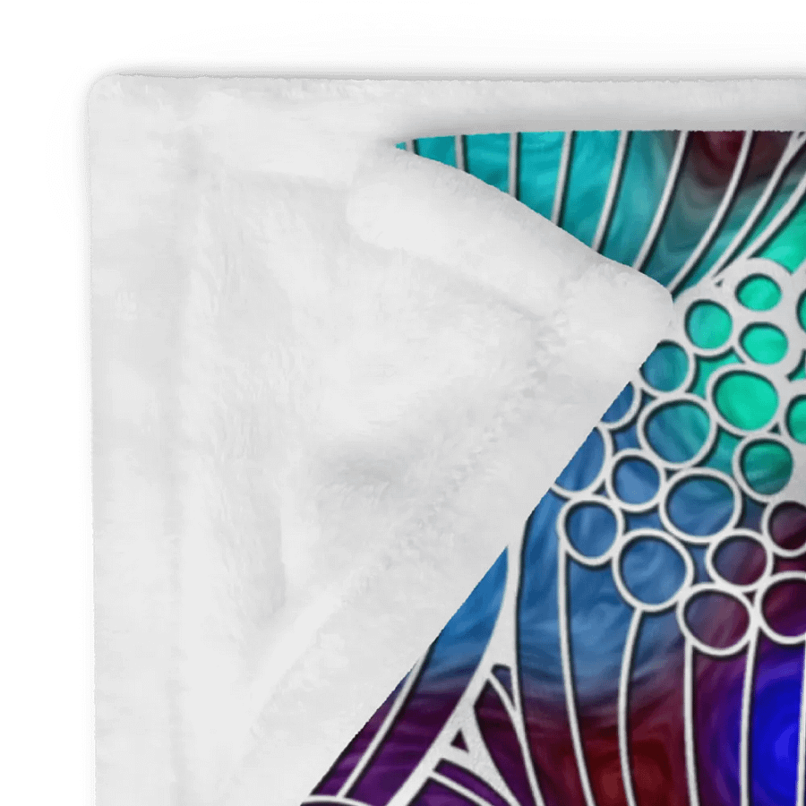 Colorful Retro Flowers Throw Blanket product image (24)