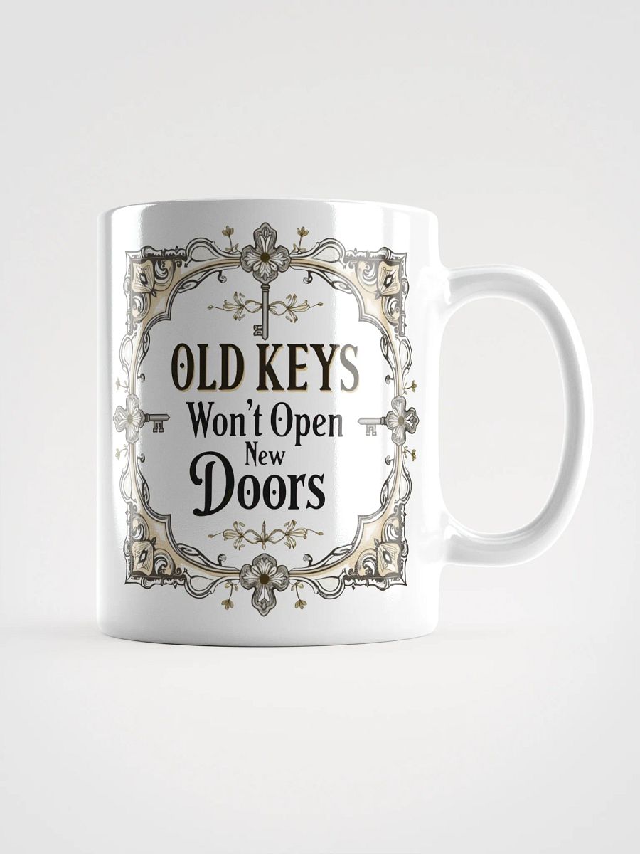 Old Keys Won't Open New Doors Mug – Embrace Growth, Healing & New Beginnings product image (1)