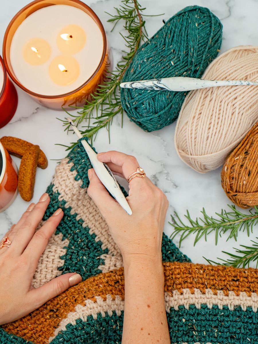 Striped Shortbread Duster Crochet Pattern Video Tutorial (9 sizes) product image (4)