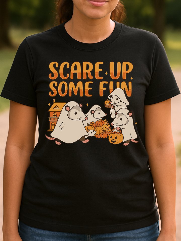 Scare Up Some Fun – Halloween Opossum Digital Print product image (2)