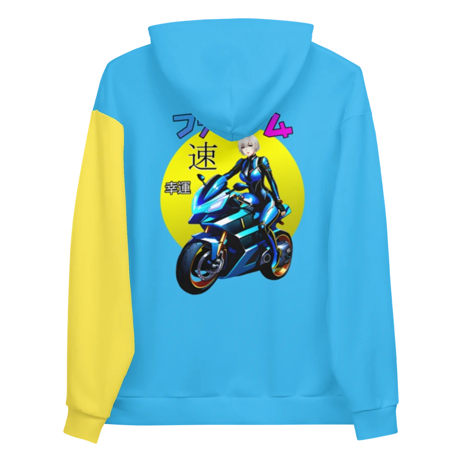 Biker Girl - Hoodie (Blue) product image (1)