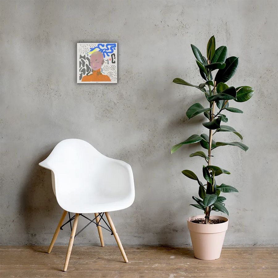 Elven Peace Square Canvas Print product image (5)