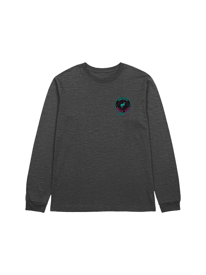 2025 Bronco Beach Bash Ocean City / Destination Bigfoot Bronco Collab Long Sleeve Bella+Canvas Supersoft T-Shirt (Multiple Colors Available) product image (1)