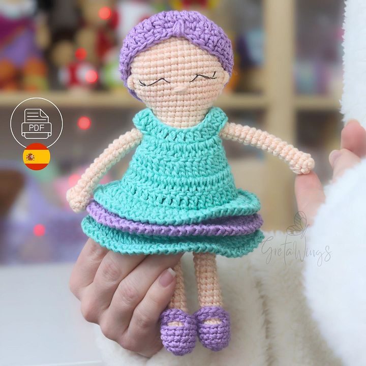 Patrón de Amigurumi Cuqui Sofía a Crochet (Descarga Digital) product image (1)