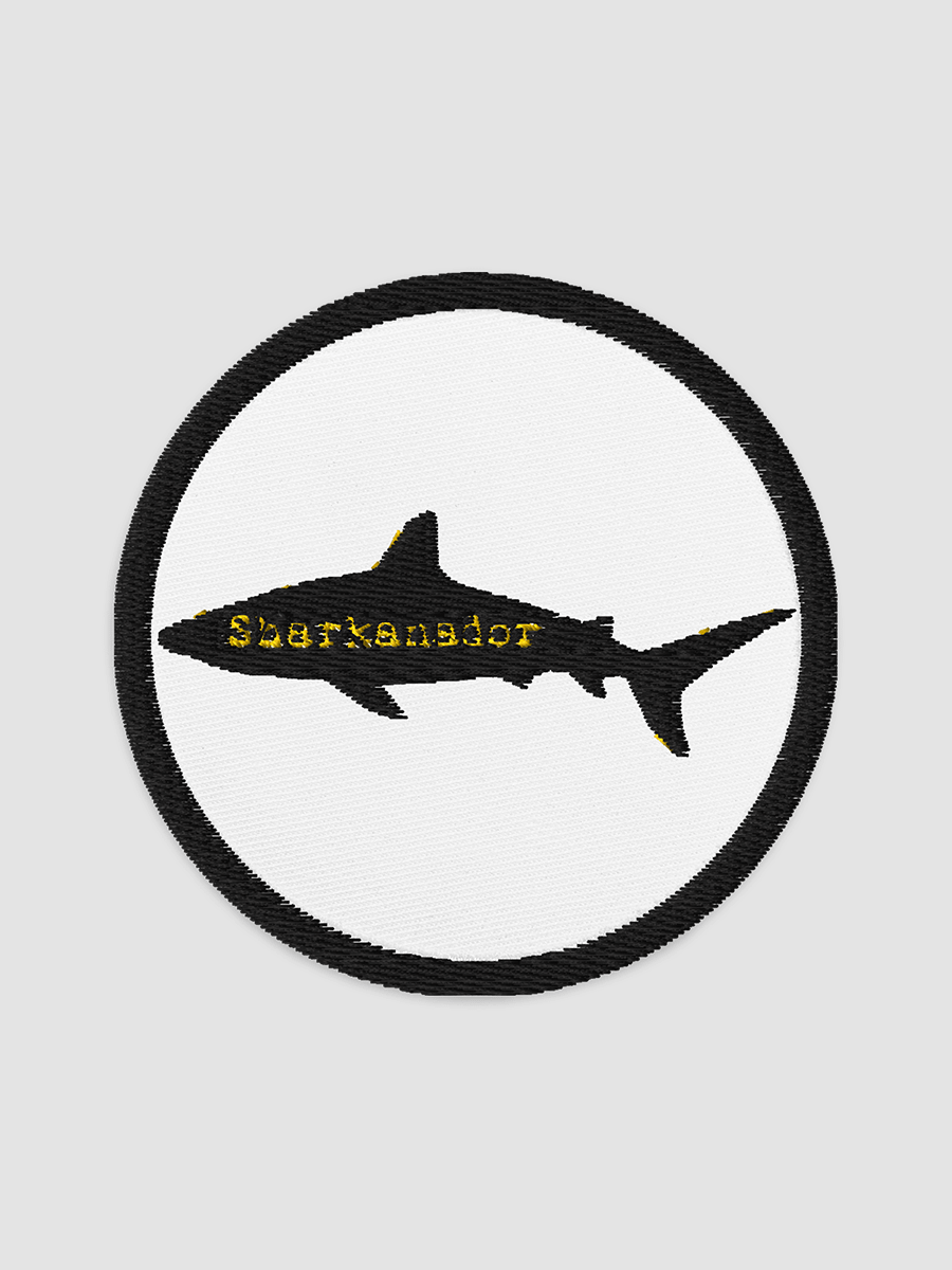 Sharkanador logo Embroidered Patches product image (1)