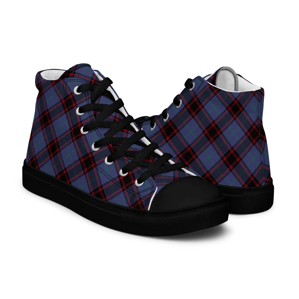Rutherford Tartan Men's High Top Shoes product image (7)