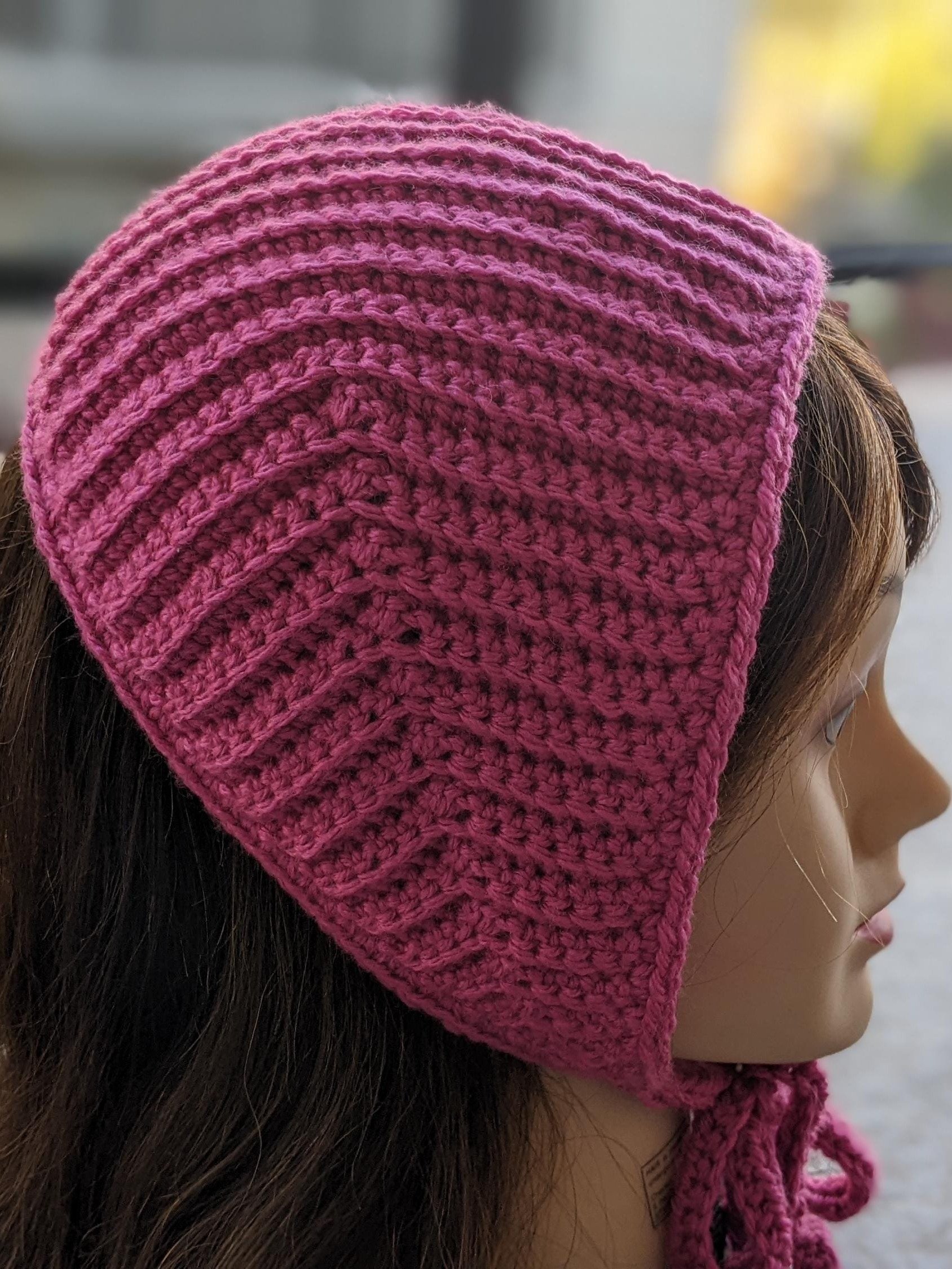 Crochet Bandana with Ties Pattern product image (6)