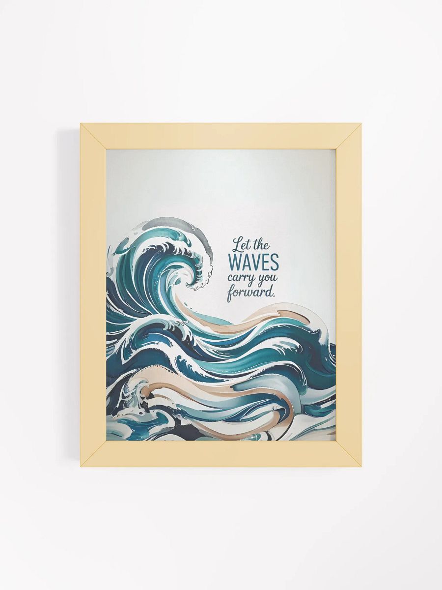 Ethereal Waves Framed Art Poster product image (117)